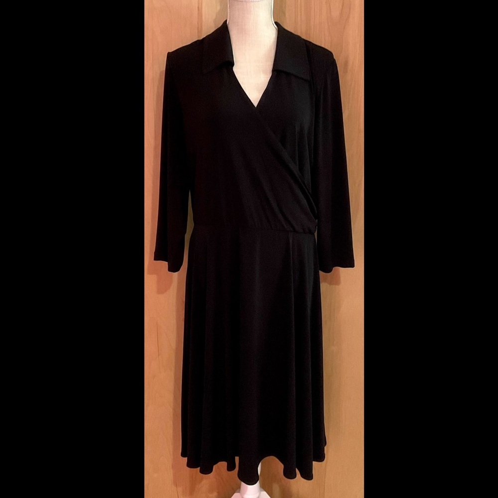 Studio 1940 Faux Wrap Front Dress - EUC